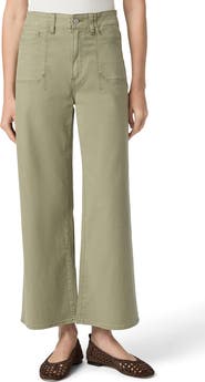 PAIGE Anessa High Waist Wide Leg Utility Jeans