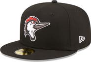 New Era Men's New Era Black Fayetteville Woodpeckers Authentic Collection 59FIFTY Fitted Hat