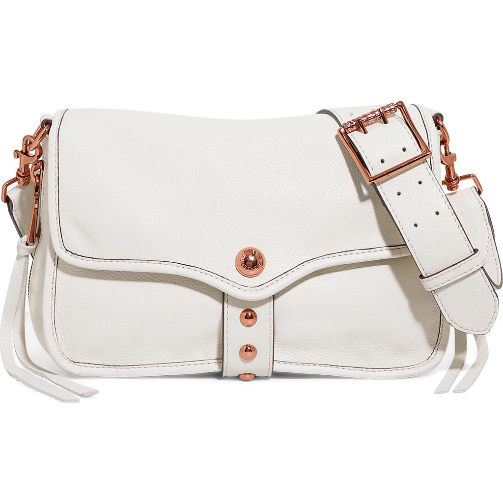 Aimee Kestenberg Great Escape Suede Crossbody Bag In White