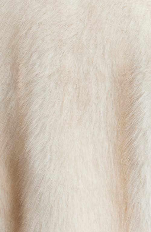 Thread & Supply Short Faux Fur Coat In White