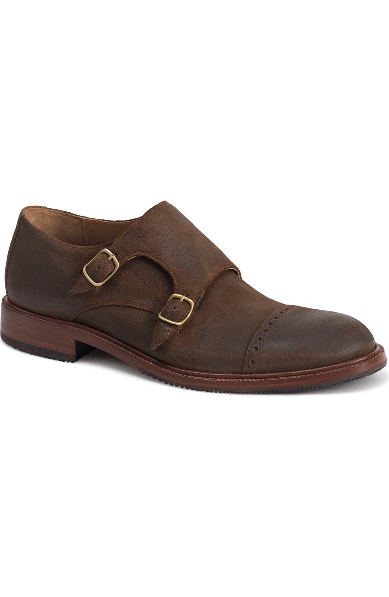 Trask Langston Double Monk Strap Shoe, Main, color,