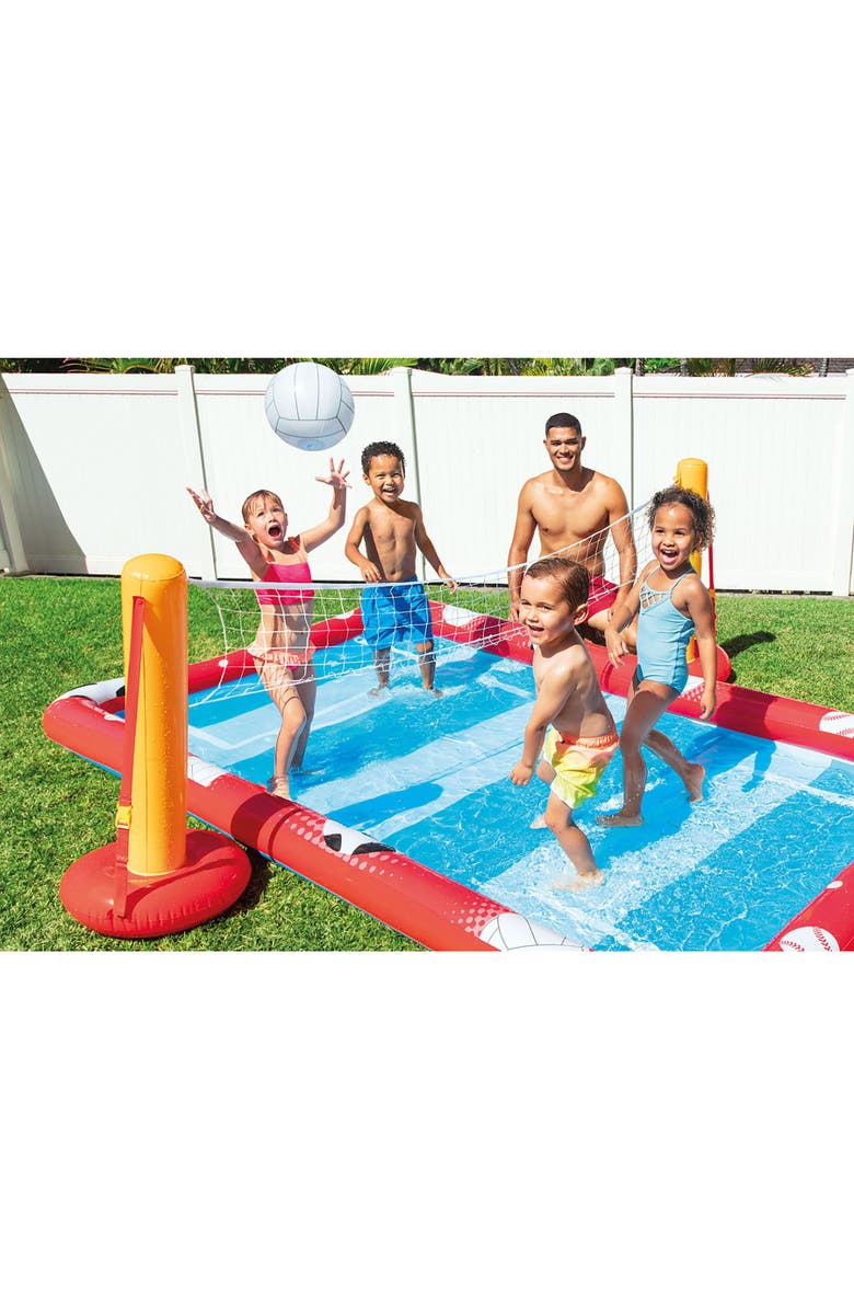 Intex Action Sports Inflatable Pool Play Center, Alternate, color, Multicolored