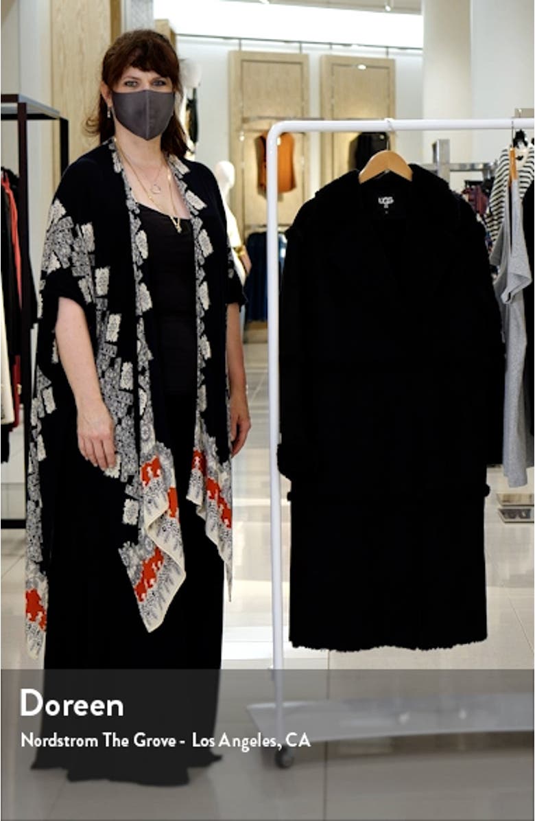 Takara Long Faux Shearling Coat, sales video thumbnail