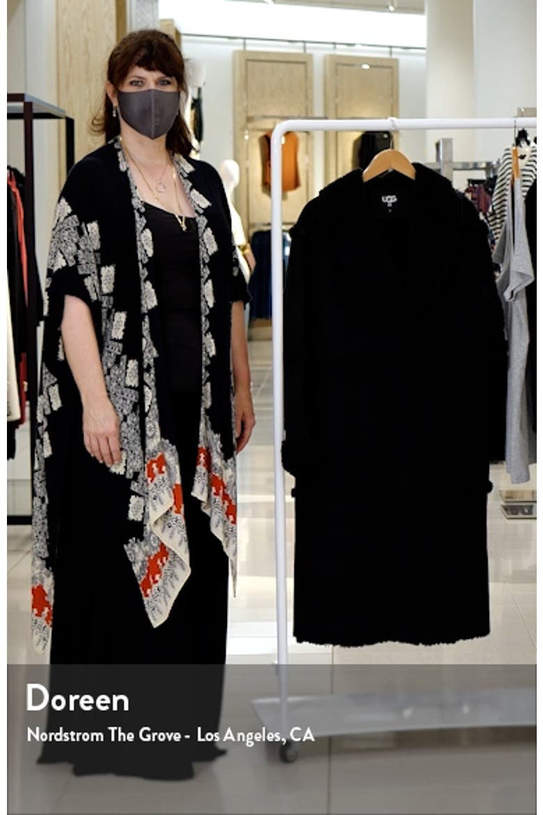 Takara Long Faux Shearling Coat video