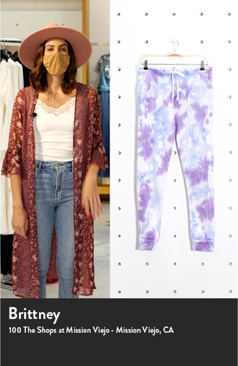 Free People FP Movement Tie Dye Pocket Joggers, sales video thumbnail