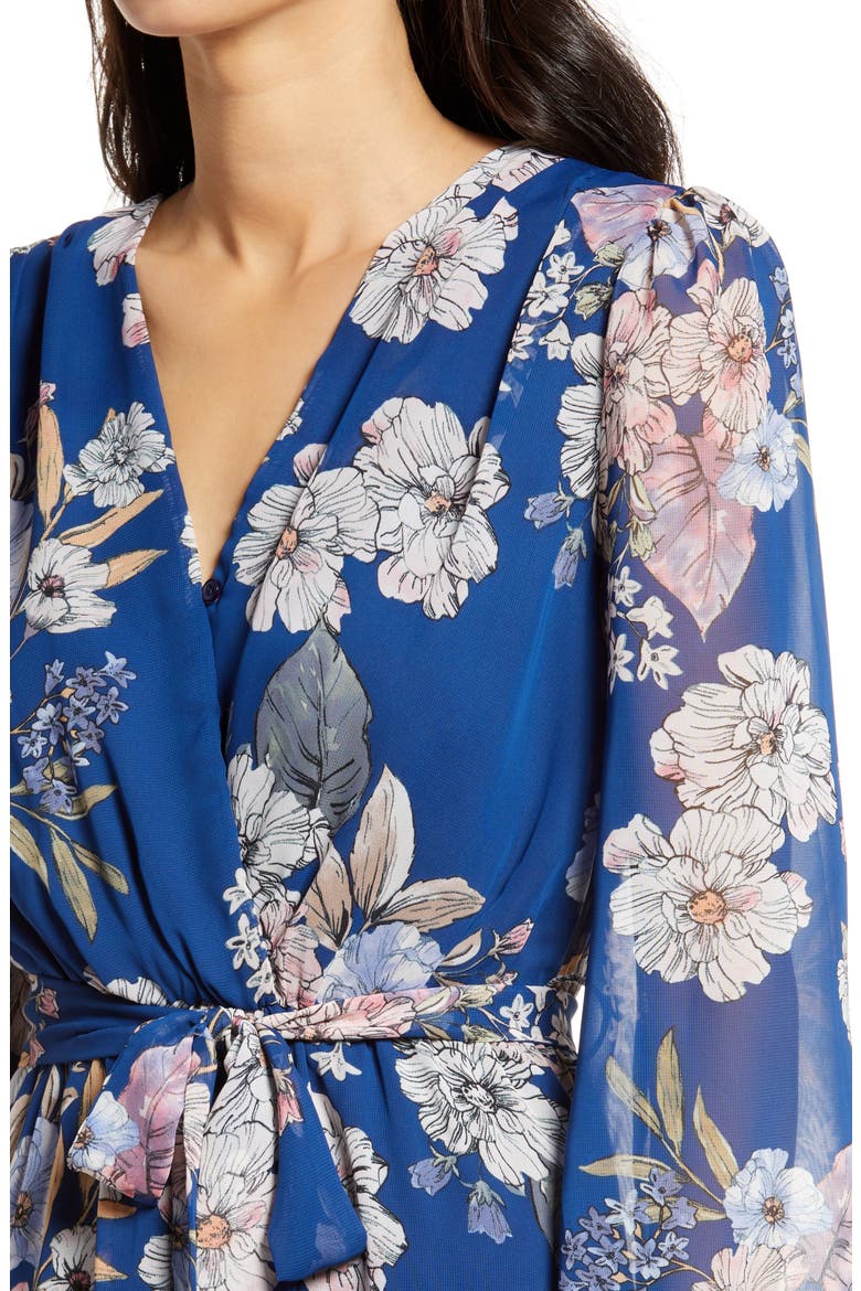Megan Floral Long Sleeve Dress, Alternate, color, MEGAN