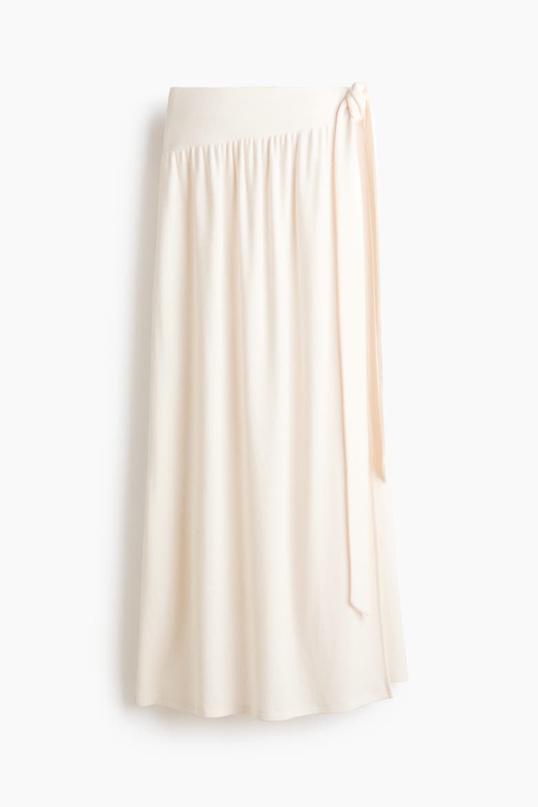 Maxi Wrap Skirt, Alternate, color, Cream