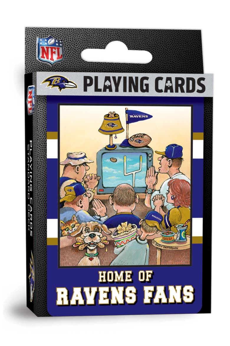 Baltimore Ravens Fan Deck Playing Cards, Main, color, Multicolor