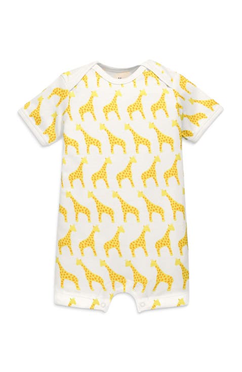 Organic Animal Friends Babysuit Shortie