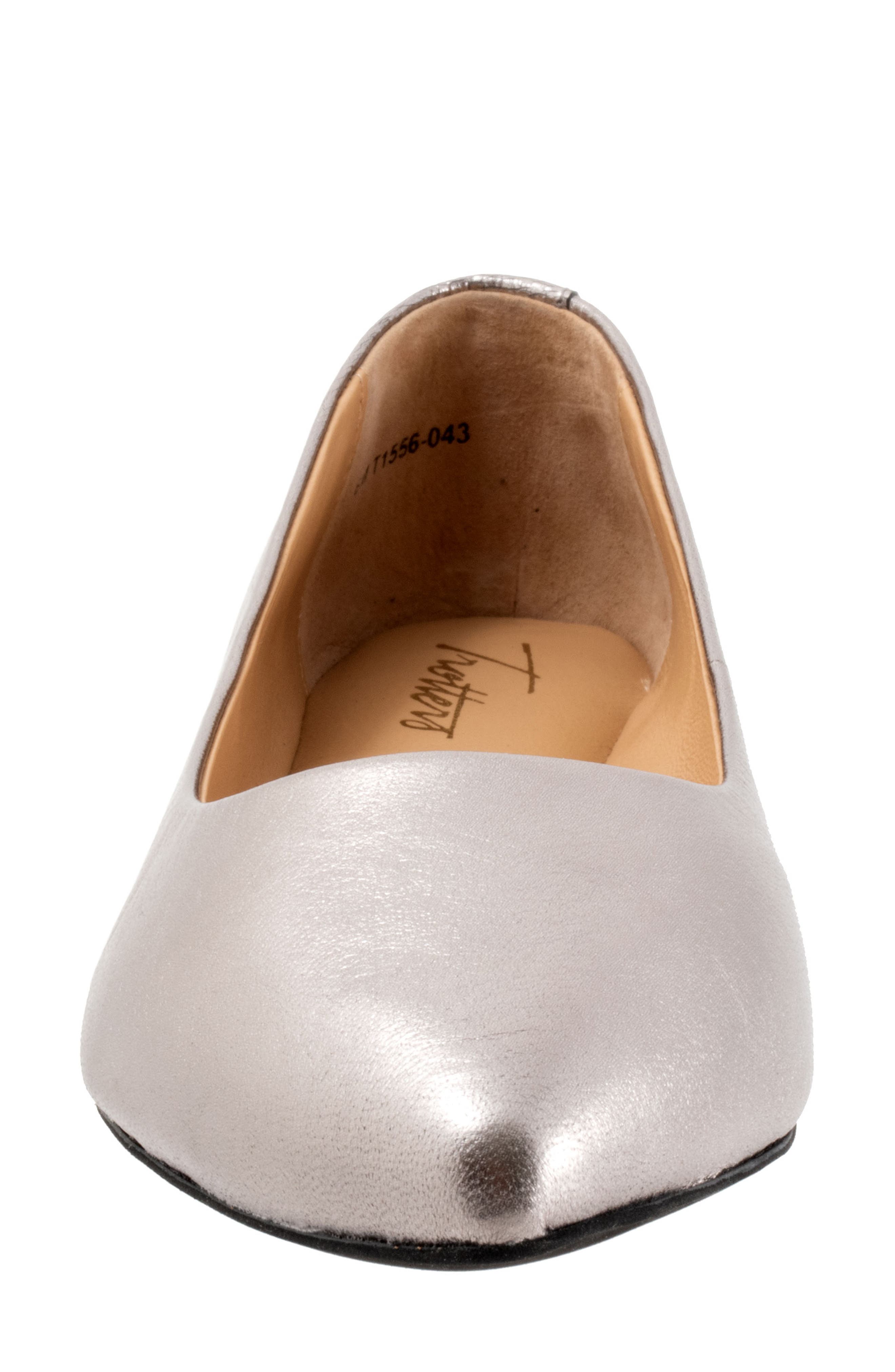 Estee Ballet Flat, Alternate, color, PEWTER METALLIC