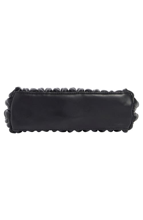 Urban Expressions Handbags Pleated Shoulder Bag In Black