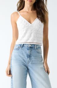 GUESS Natasha Lace Cami Top