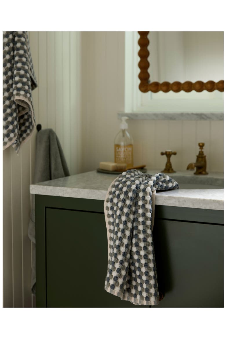 Mosaic Organic Cotton Towel (Nordstrom Exclusive), Alternate, color, MOSS/DUSK