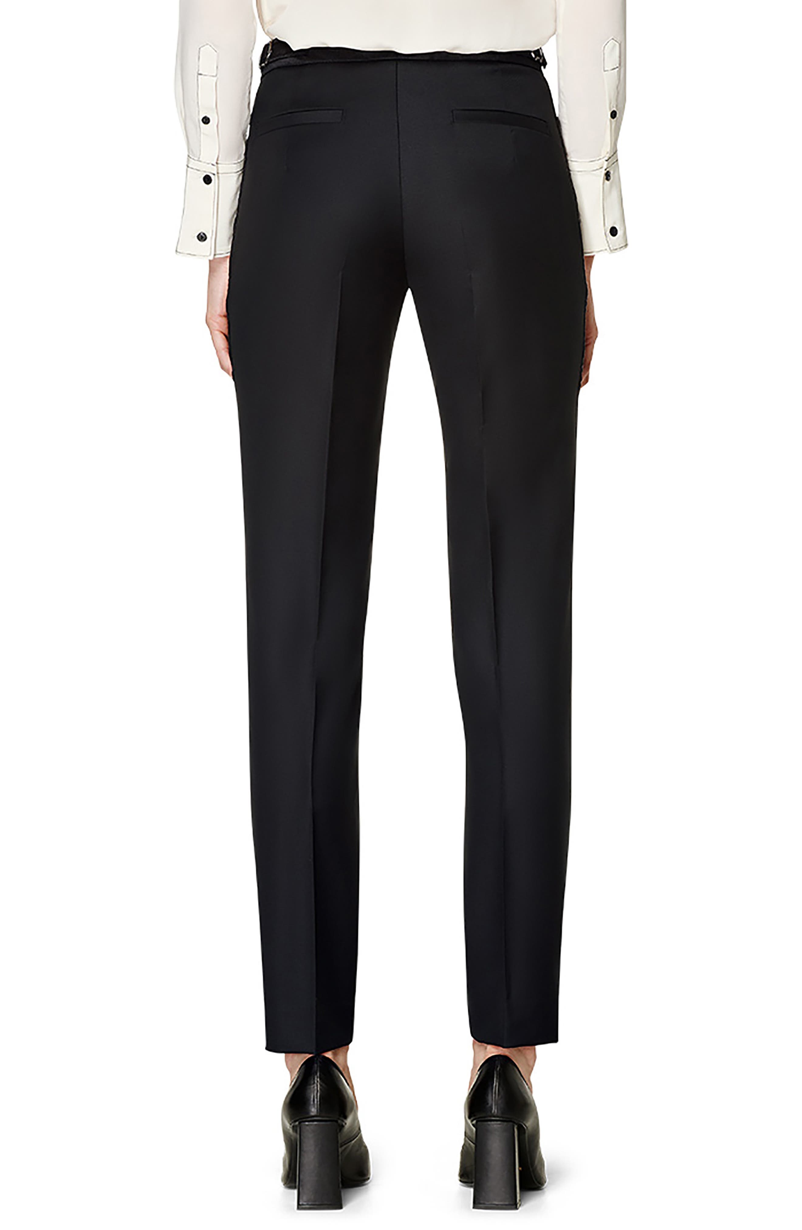 SUISTUDIO Robin Tuxedo Wool Trousers (Women) | Nordstrom