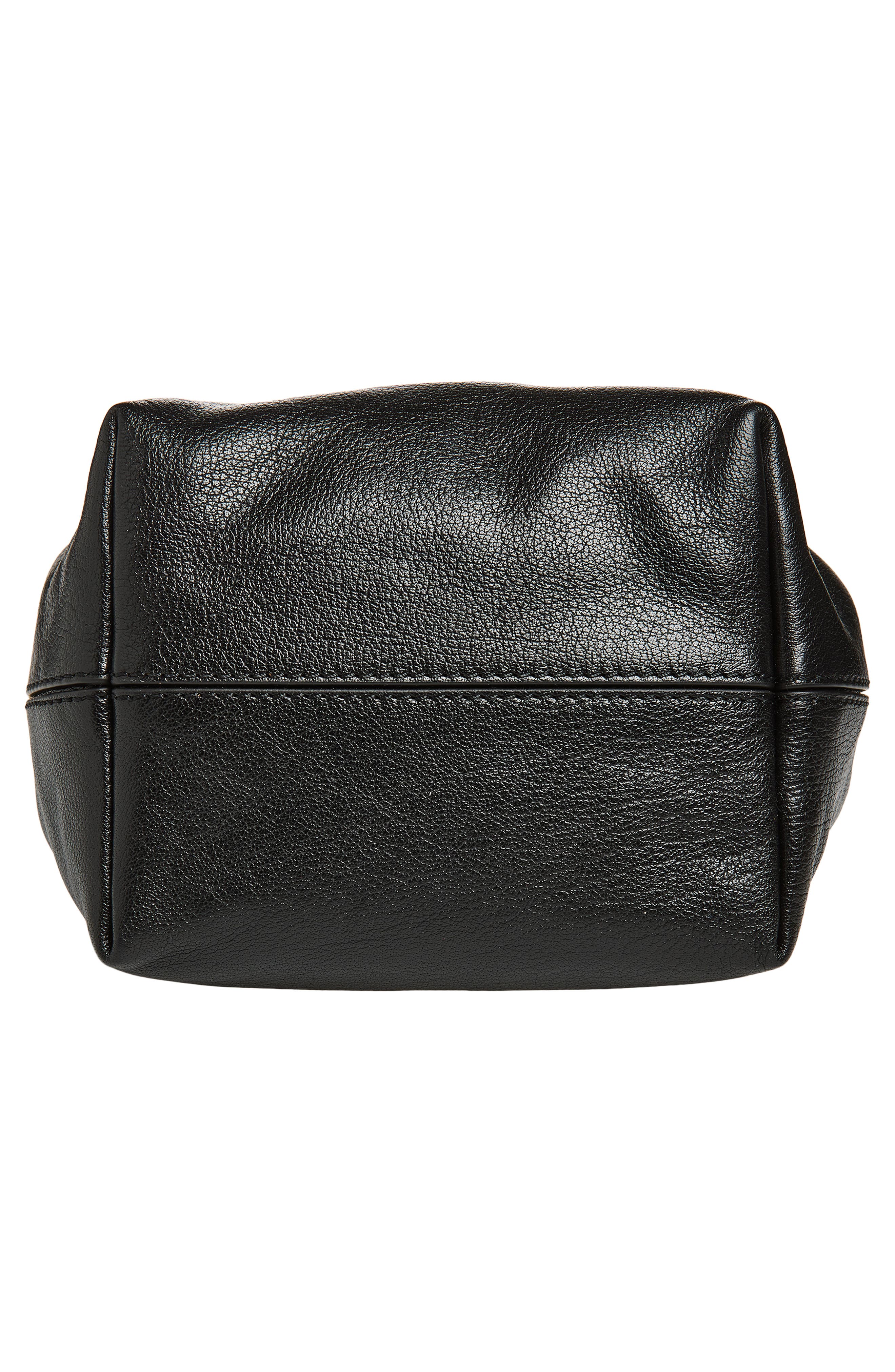 Chloé Horse Medal Leather Shoulder Bag, Alternate, color, Black