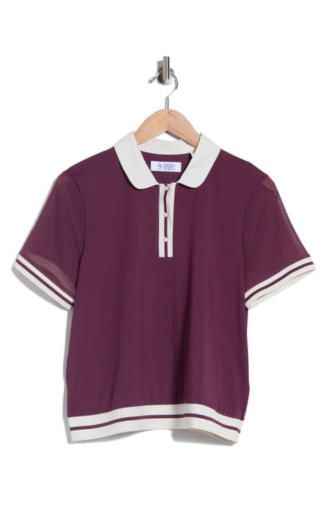 Mesh Sleeve Performance Polo