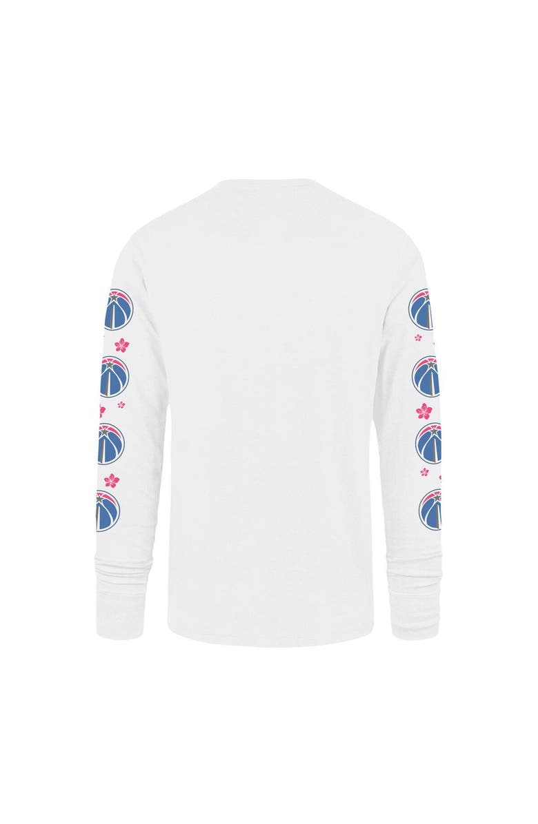 '47 Men's '47 White Washington Wizards City Edition Downtown Franklin Long Sleeve T-Shirt, Alternate, color, 