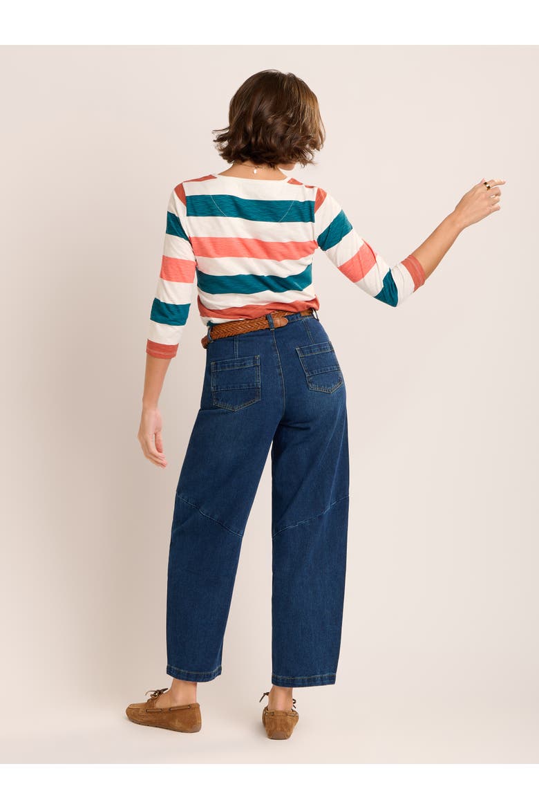 Lulworth Striped 3/4 Sleeve T-Shirt, Alternate, color, Multi