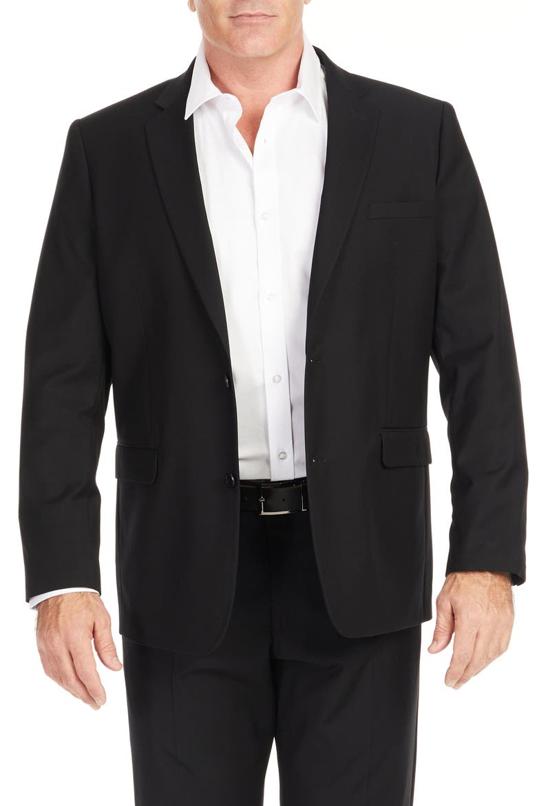 Raymond Regular Fit Suit Jacket, Main, color, BLACK