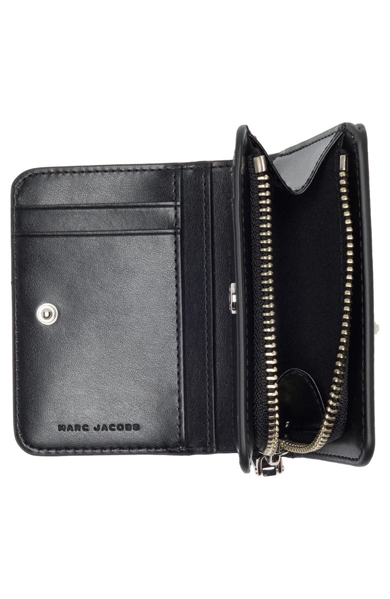 Marc Jacobs Mini Glitter Compact Wallet, Alternate, color, 