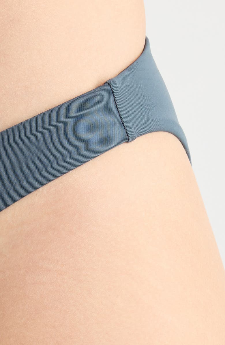 O'Neill Rockley Saltwater Solids Bikini Bottoms, Alternate, color, Slate