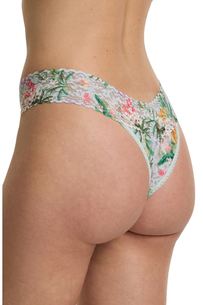 Print Original Rise Thong, Alternate, color, FLORICULTURE GREEN