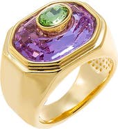 BY ADINA EDEN Amethyst Statement Ring