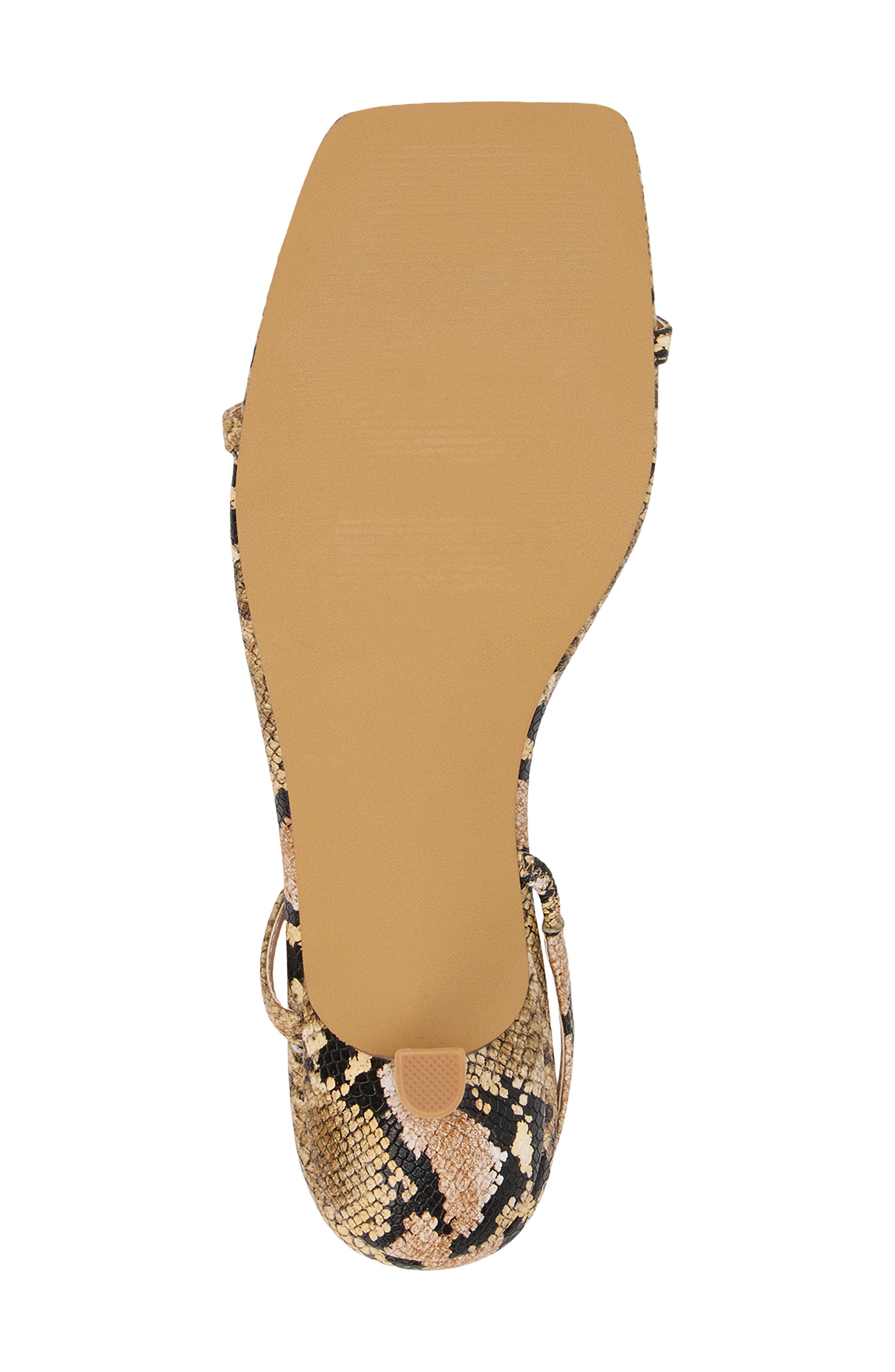Fernando Slingback Sandal, Alternate, color, TAN MULTI SNAKE EMBOSSED