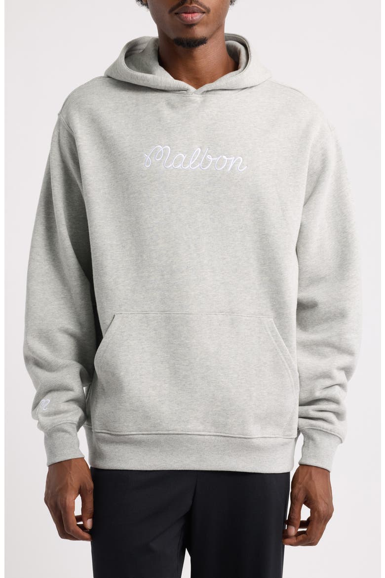 Fesque Relaxed Fit Cotton Hoodie, Main, color, HEATHER GREY