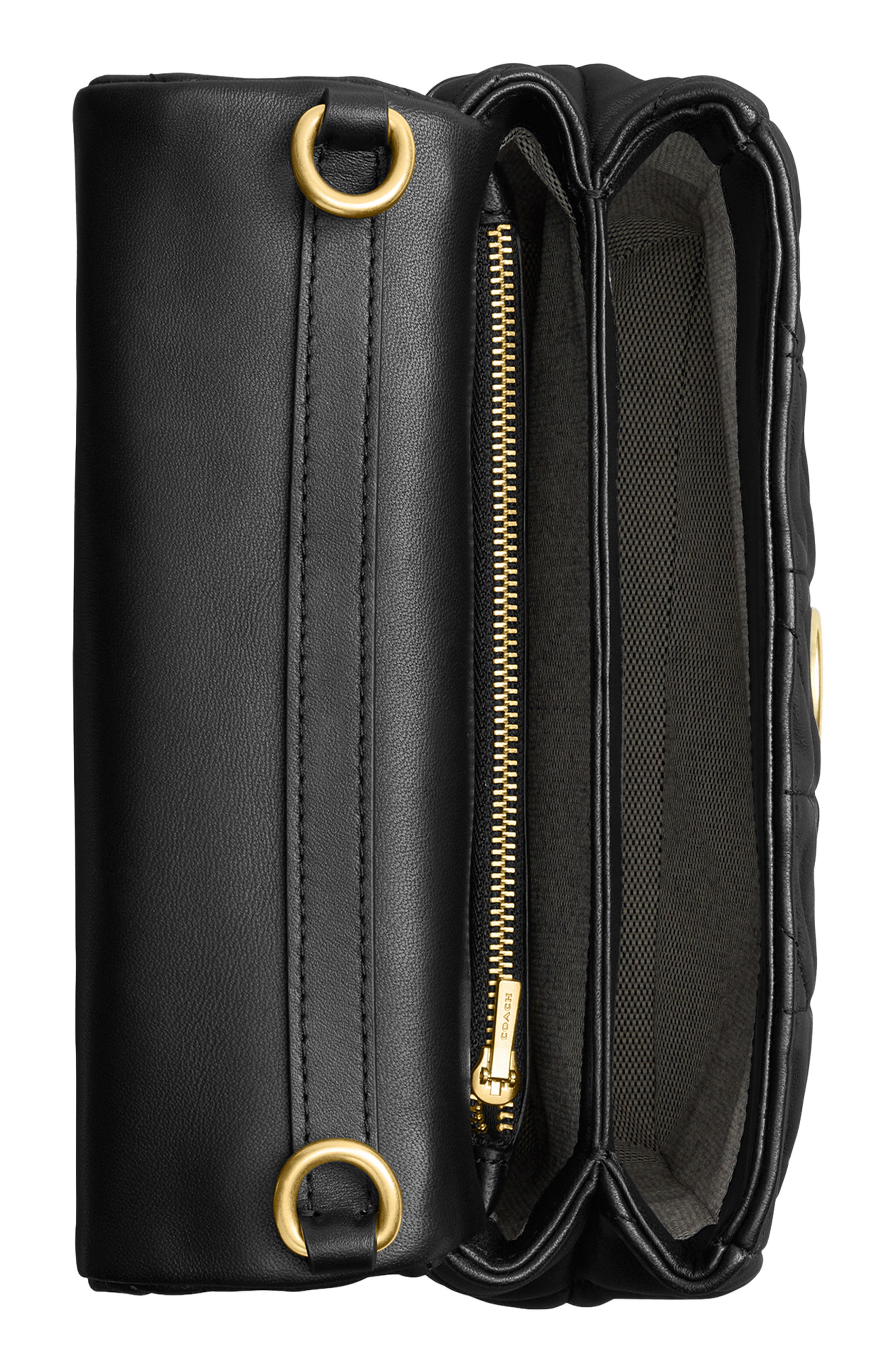 COACH Times Square Tabby Quilted Washed Leather Bag, Alternate, color, 