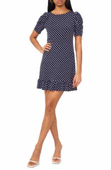 Halogen® Puff Sleeve Minidress