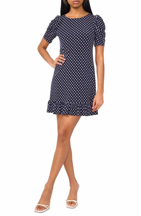 Halogen® Puff Sleeve Minidress