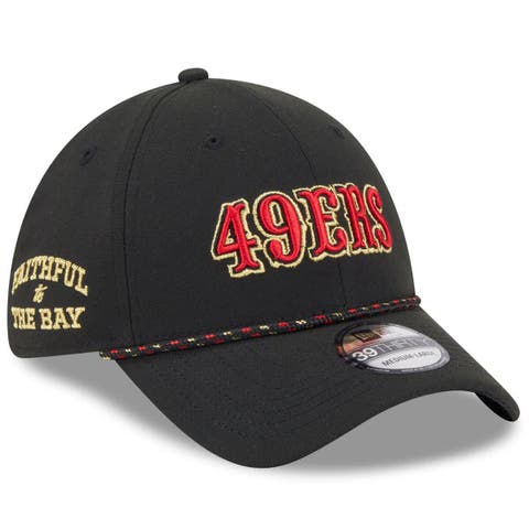 Men's New Era  Black San Francisco 49ers 2025 Rivalries Collection Sideline 39THIRTY Flex Hat
