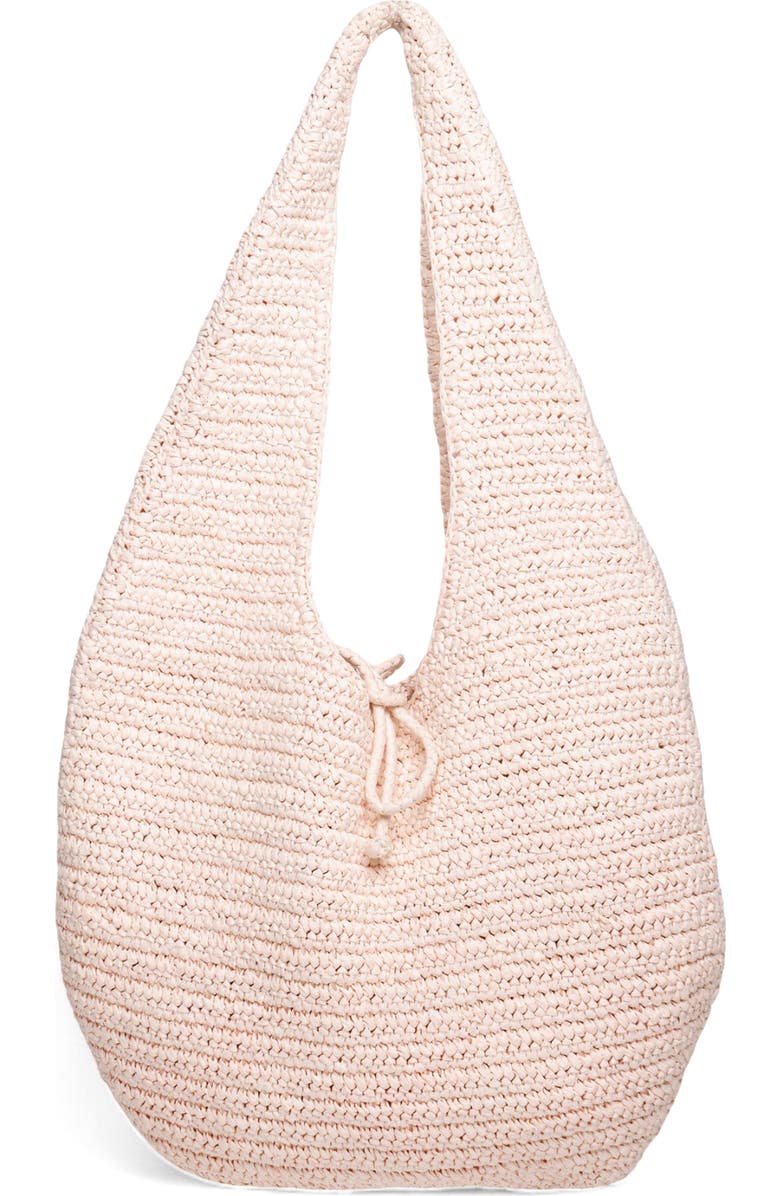Walter Baker Issey Raffia Hobo Bag, Main, color, Natural