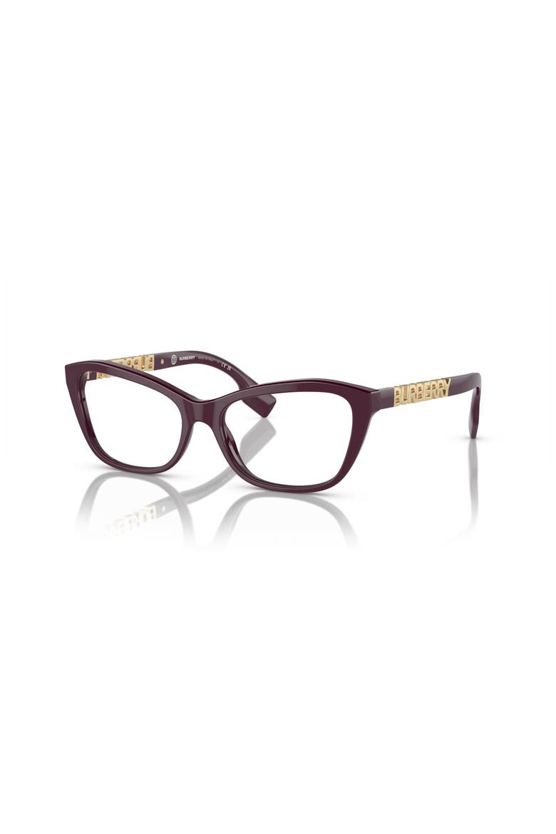 54mm Cat Eye optical glasses, Main, color, Red