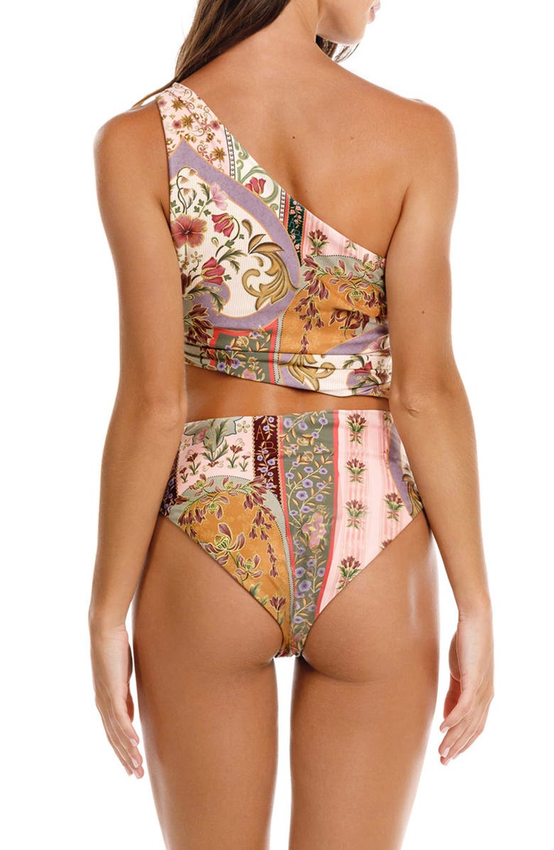Agua Bendita Greisa Aura Cutout One-Piece Swimsuit, Alternate, color, Green Multi