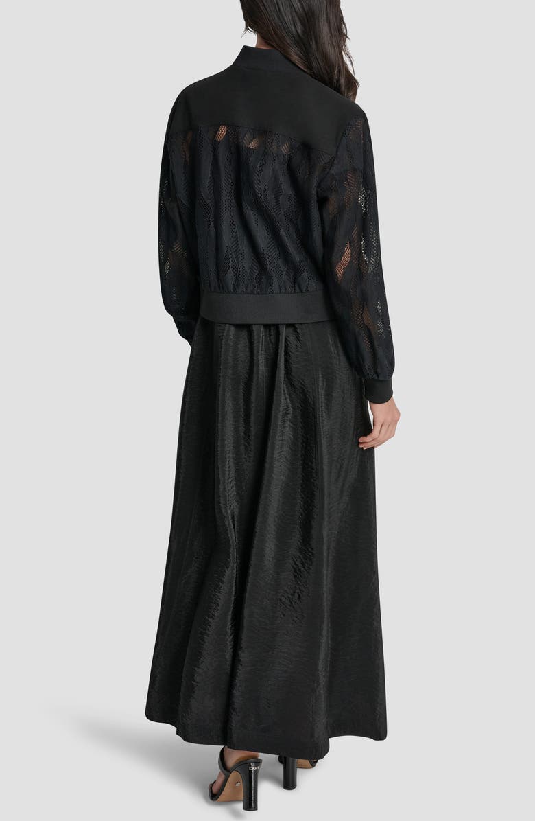 DKNY Abstract Lace Jacket, Alternate, color, 