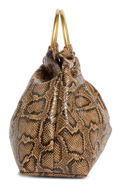 Rebecca Minkoff Mini Madeleine Top Handle Bag In Animal Print