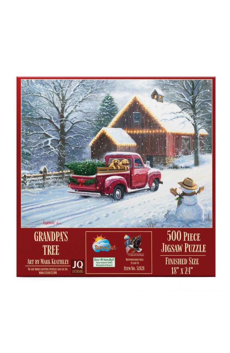 Sunsout Grandpas Tree 500 piece Jigsaw Puzzle for Adults, Alternate, color, Multicolor