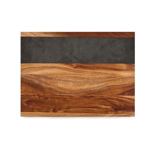 Twine Wood With Slate Cheese And Charcuterie Board In Wood