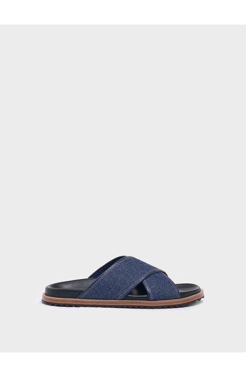 Avery Molded Footbed | Denim