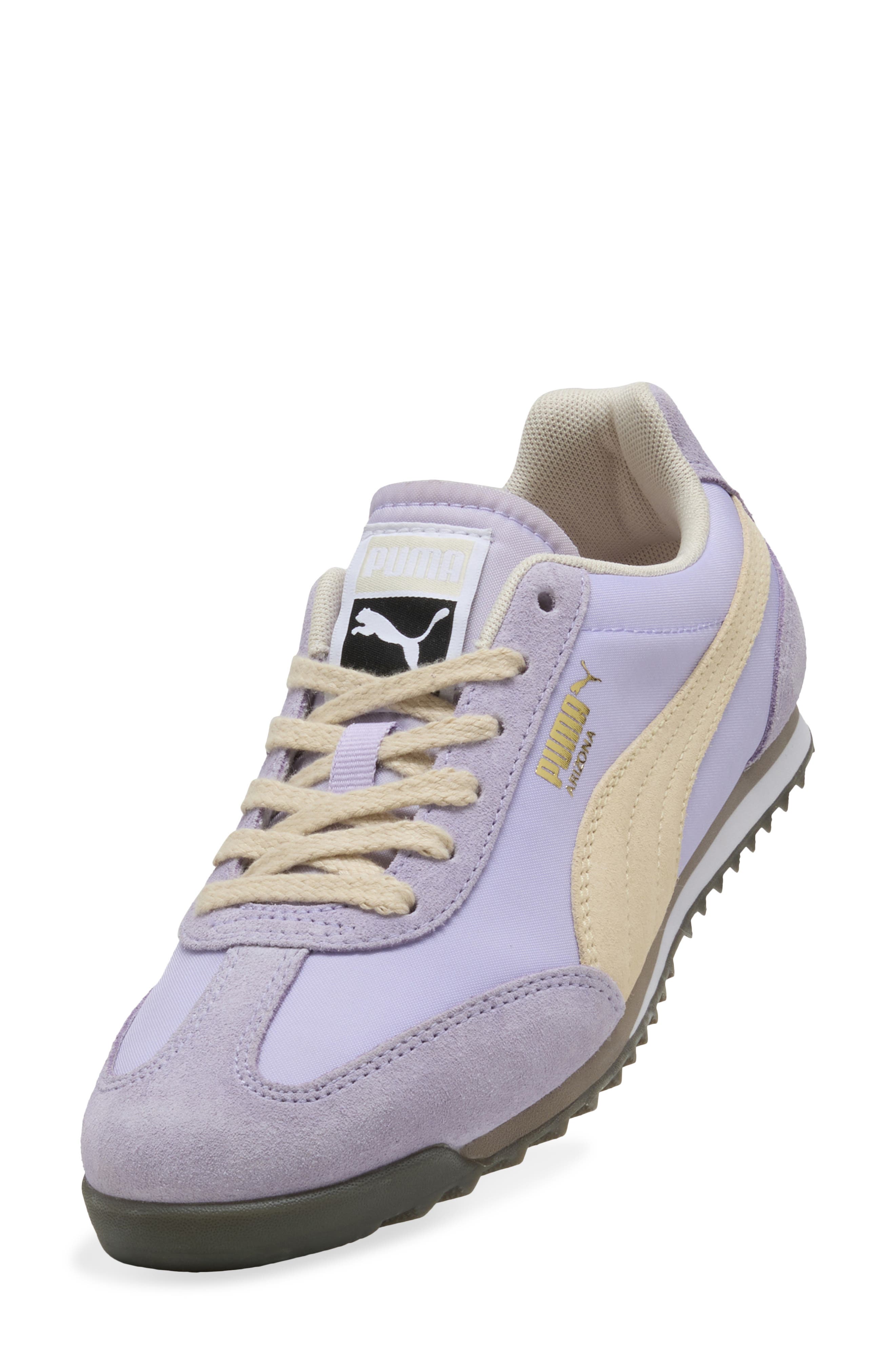 Arizona Nylon Sneaker, Alternate, color, LIGHT LAVENDER/ BUTTERCREAM