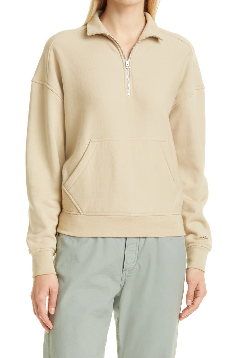 rag & bone City Half Zip Pullover, Main, color,