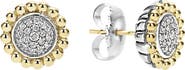 LAGOS Diamond Caviar Stud Earrings
