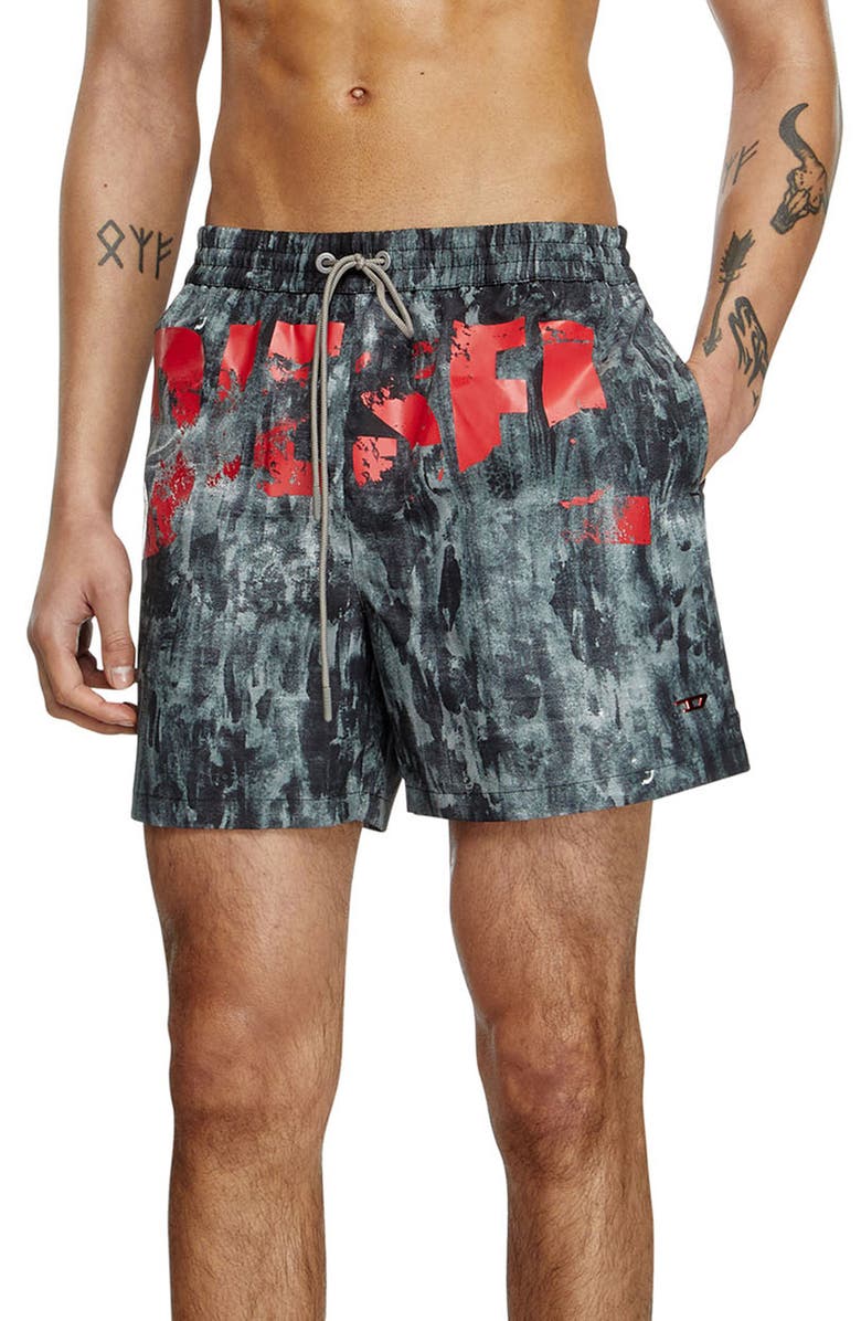 DIESEL<sup>®</sup> Rio-41-D-Pop Boxer Swim Trunks, Main, color,