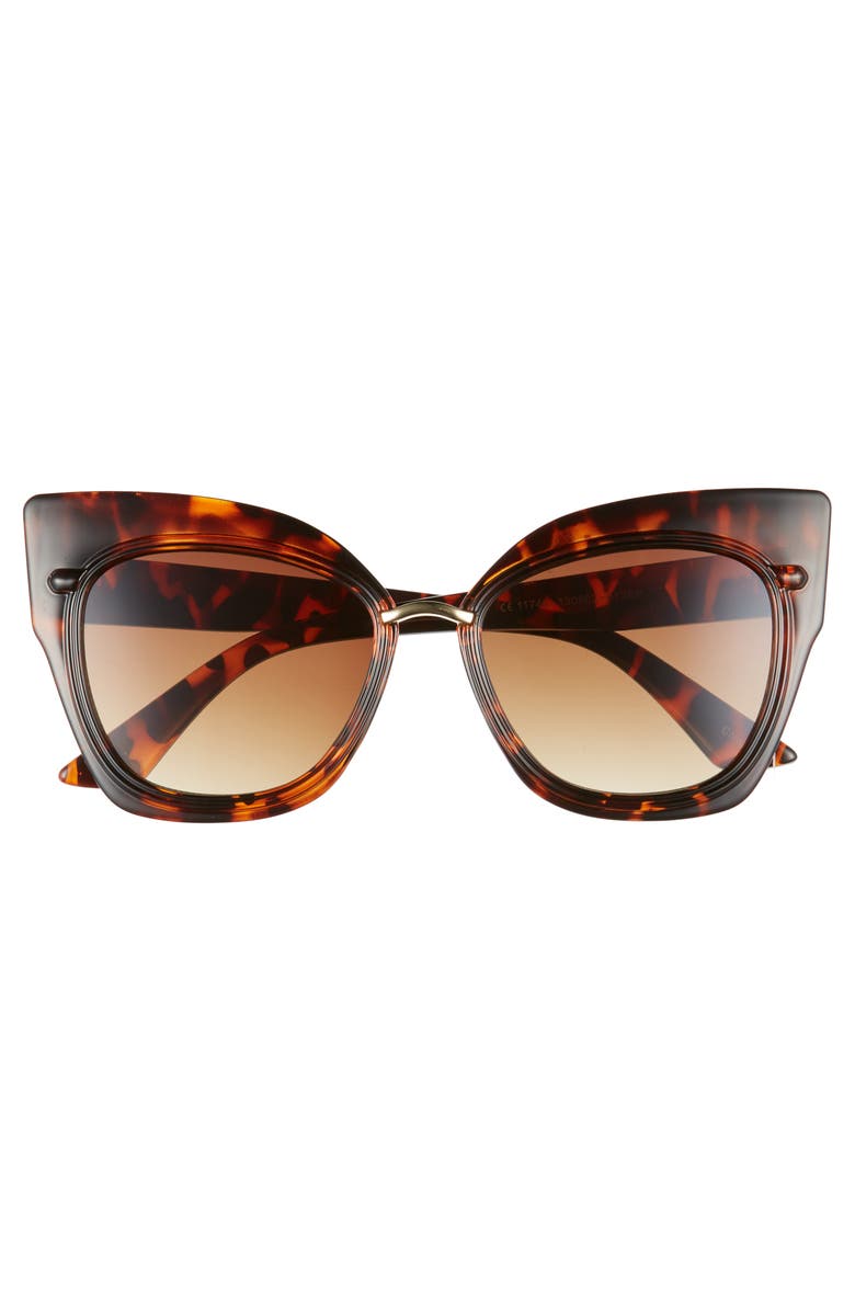 BP. 55mm Dual Oversized Cat Eye Sunglasses, Alternate, color,