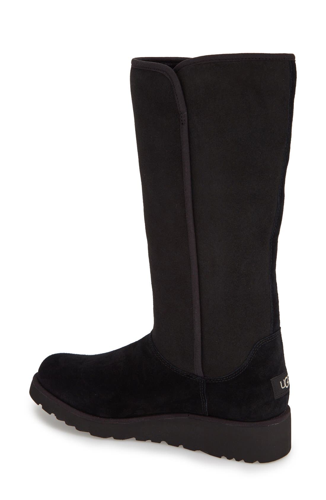 Kara - Classic Slim™ Water Resistant Tall Boot, Alternate, color, BLACK SUEDE