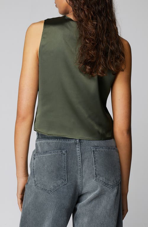 NASTY GAL NASTY GAL TIE FRONT SATIN VEST