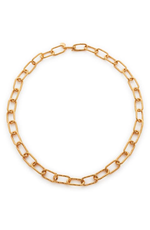 Alta Textured Chain Necklace (Online Trunk Show)