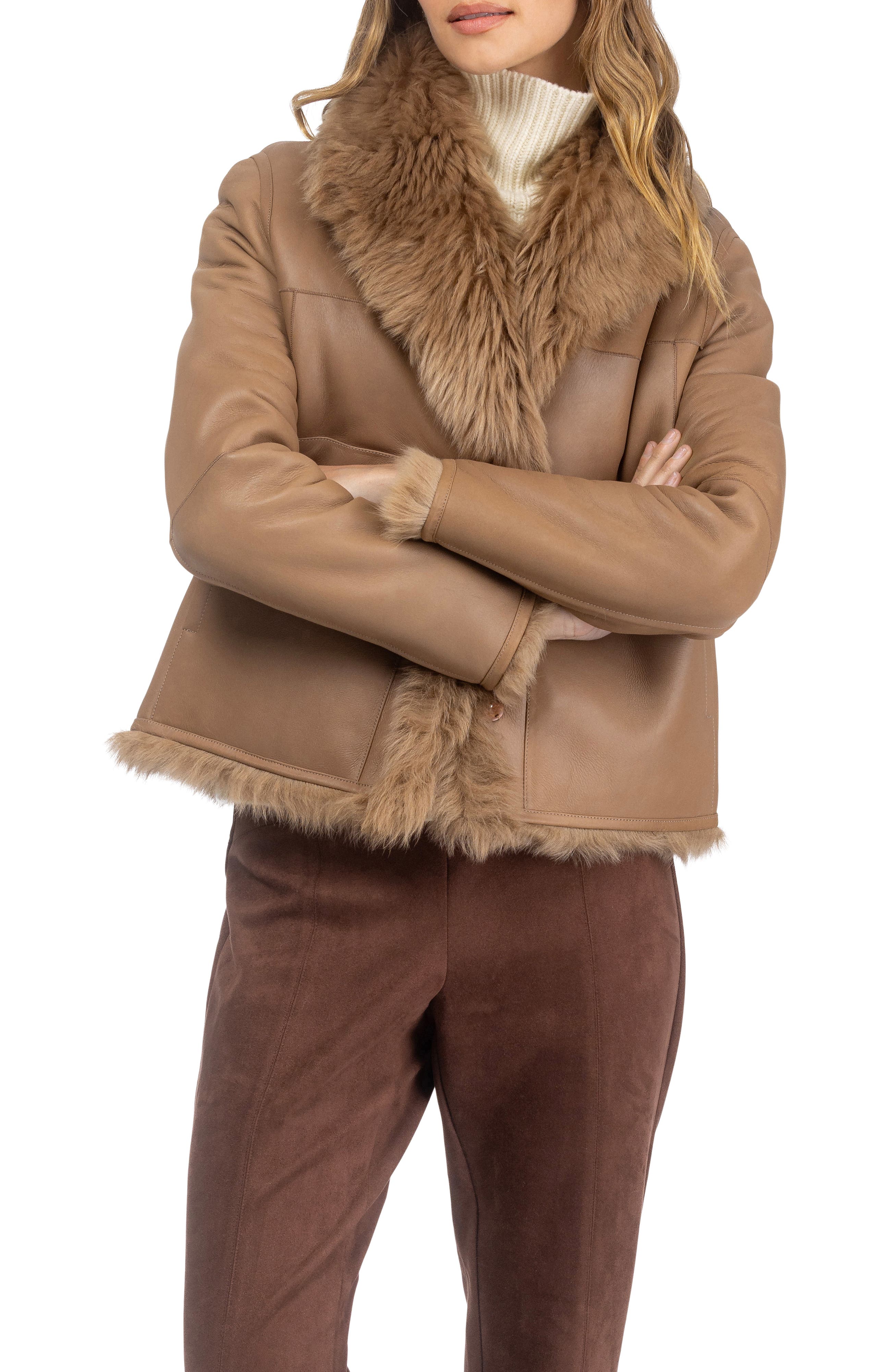 Genuine Shearling Reversible Jacket - image 4
